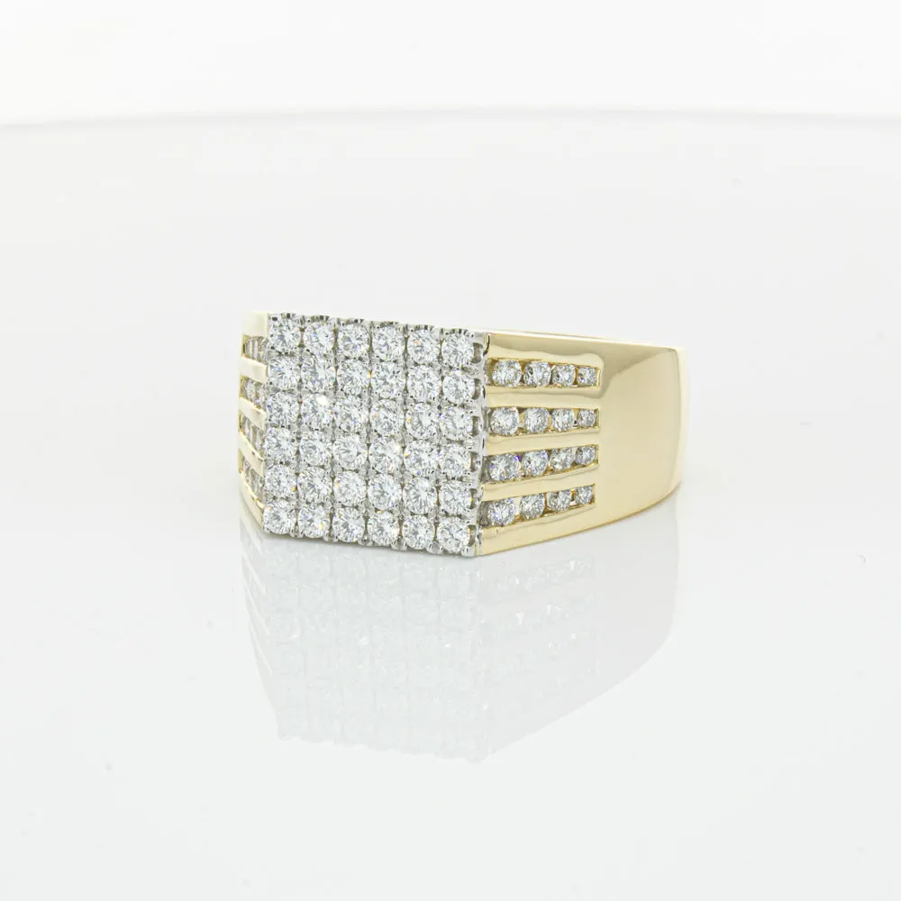 14ct Yellow Gold 1.33ct Diamond Ring