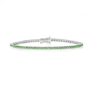 18ct White Gold Tsavorite Bracelet BDQ200WT