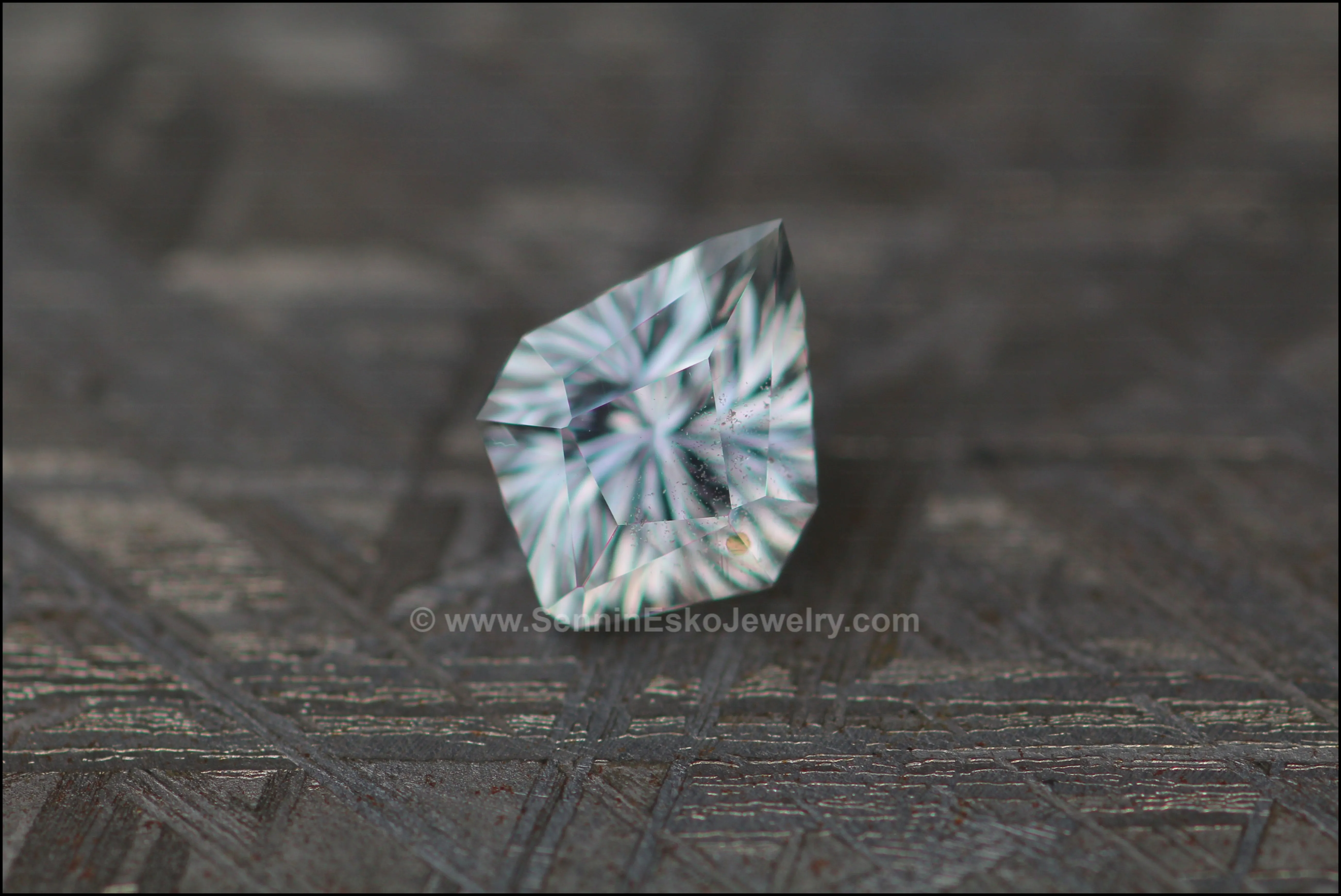 2.32 ct Gray/Lilac Umba Sapphire Kite - Fantasy Cut - 9x6.7mm