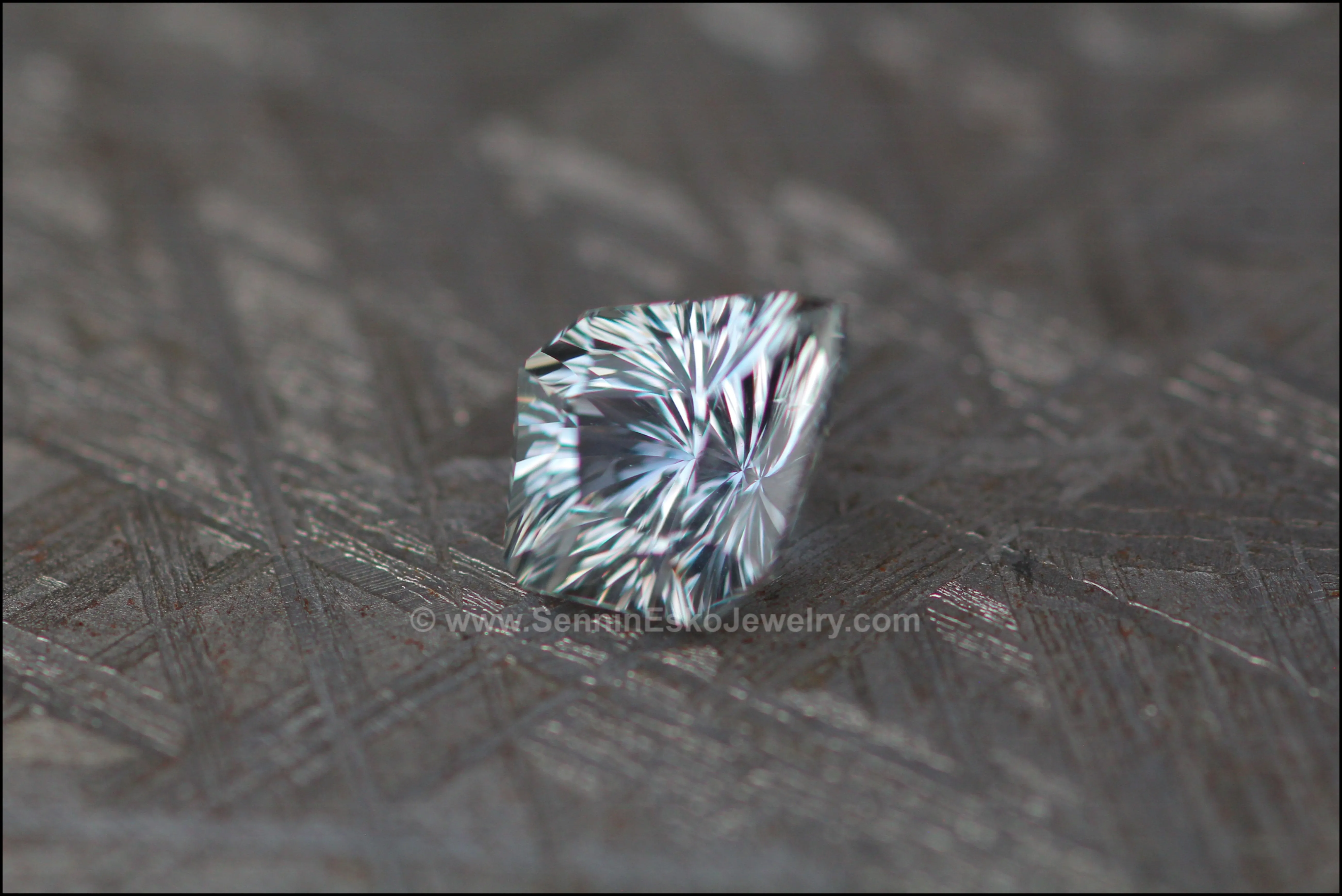 2.32 ct Gray/Lilac Umba Sapphire Kite - Fantasy Cut - 9x6.7mm