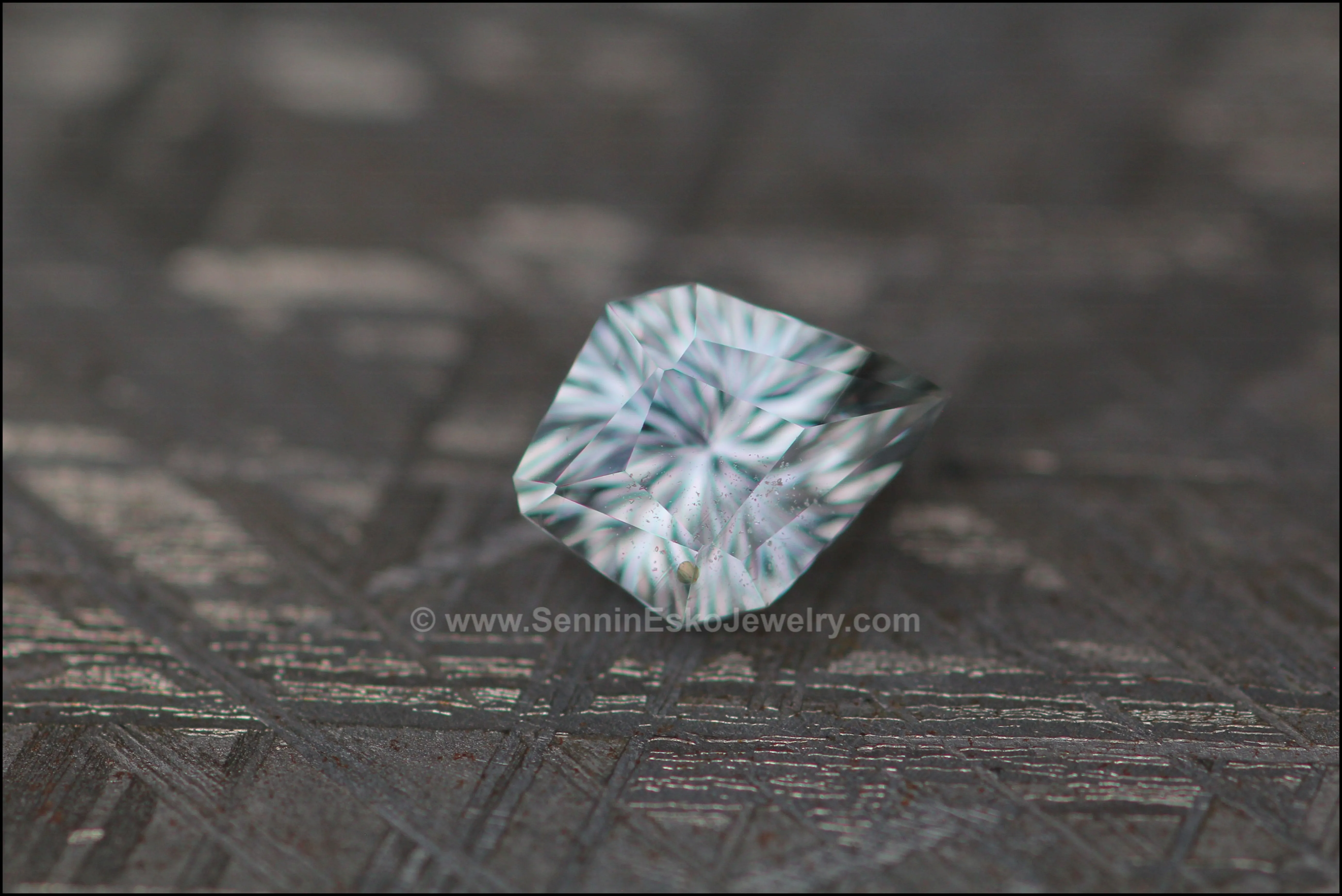 2.32 ct Gray/Lilac Umba Sapphire Kite - Fantasy Cut - 9x6.7mm