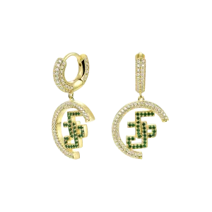 APORRO X GG Double G Dangly Earrings - Pair