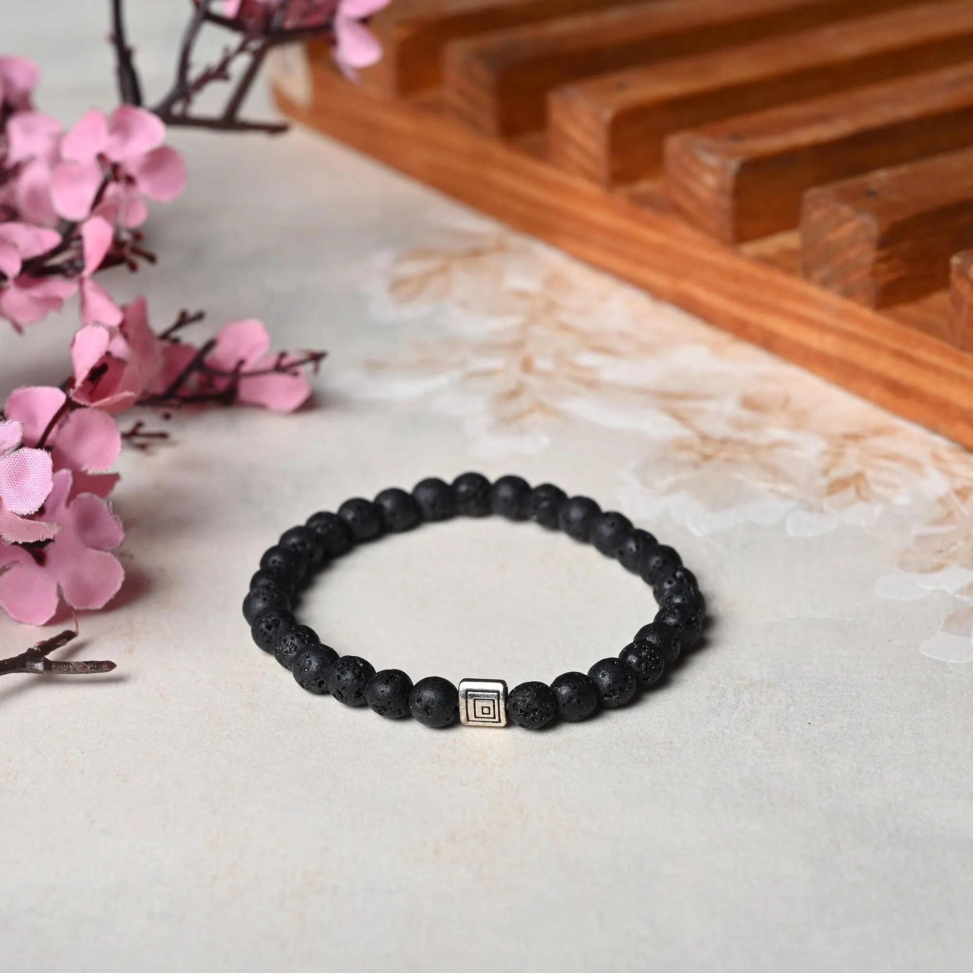 Bamboology Trends Ignite Wellness with our Lava Stone Healing Gemstone Bracelet - Unleash Healing Benefits for Your Loved One