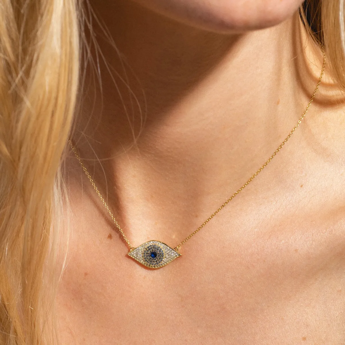 Blue Evil Eye Necklace