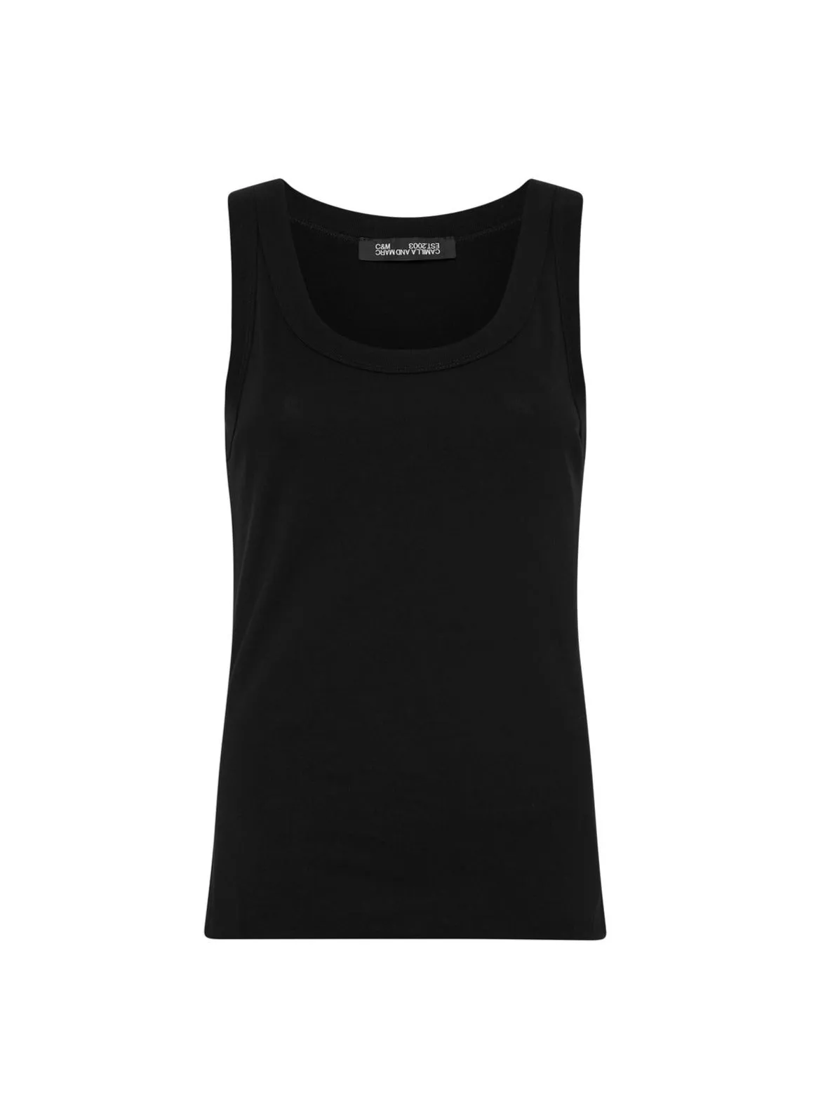 Camilla and Marc Light Weight Park Tank in Black