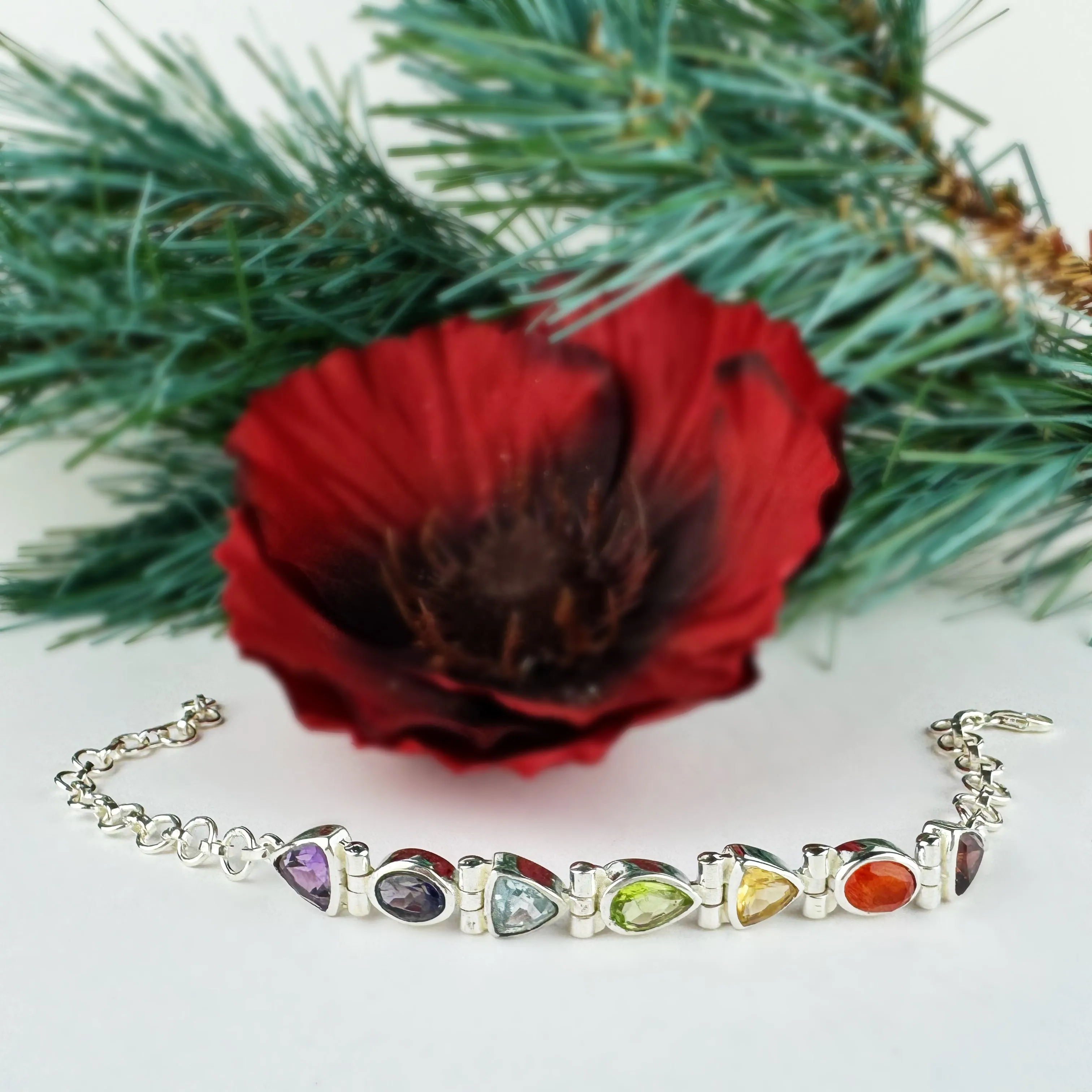 Chakra Gemstone Bracelet - VBRC352