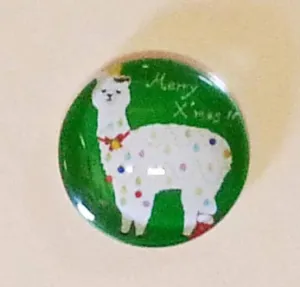 Christmas Alpaca Cabochon Jewel