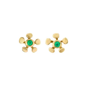 Chrona Studs - Emerald