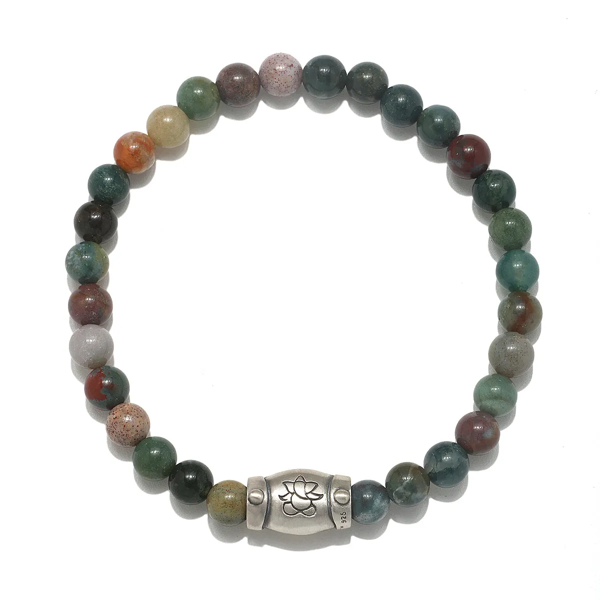 Coming Into Focus Men's Fancy Jasper Bracelet