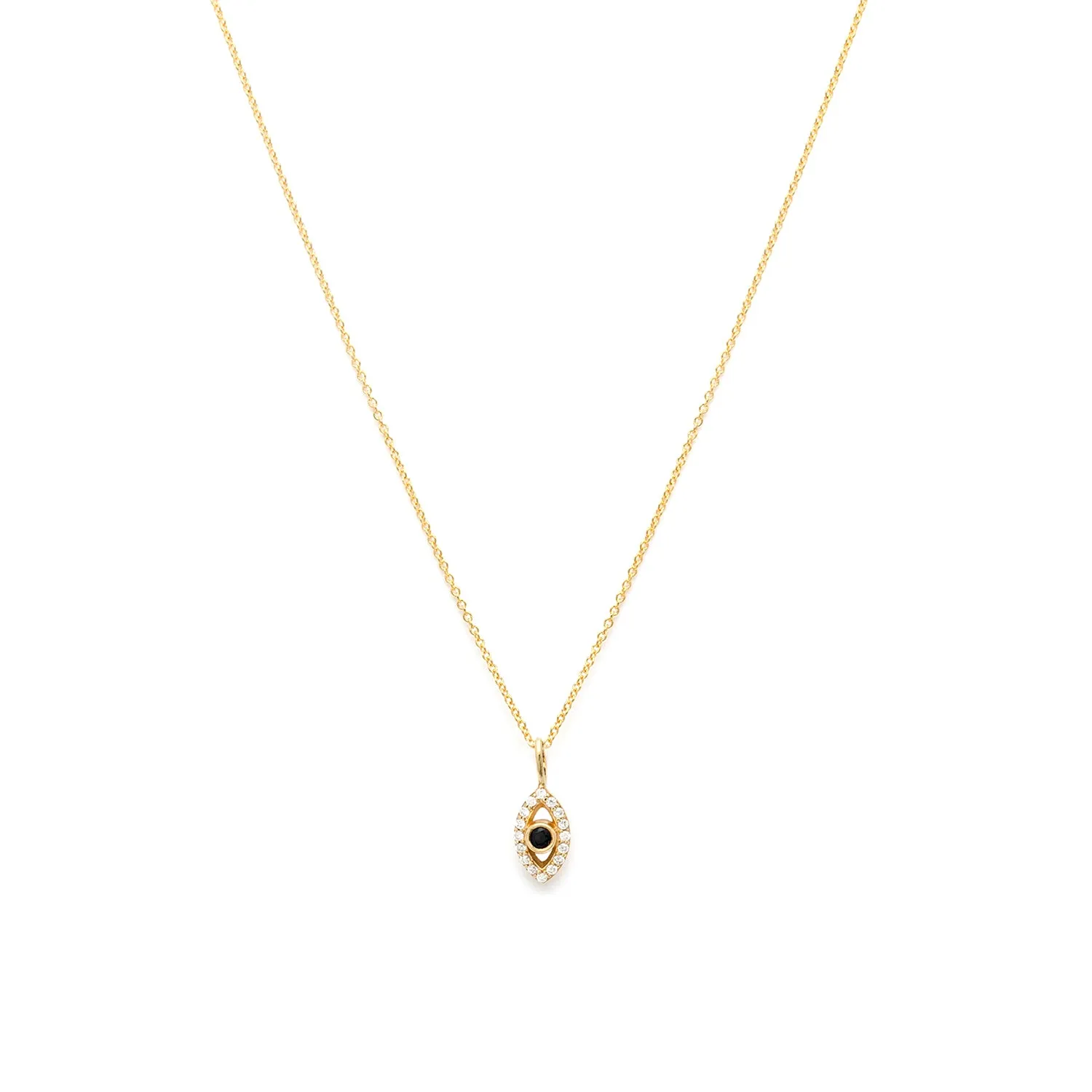 Evil Eye Necklace | Sapphire