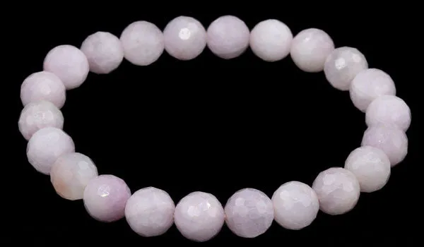 Faceted Kunzite Natural Gemstone Bracelet