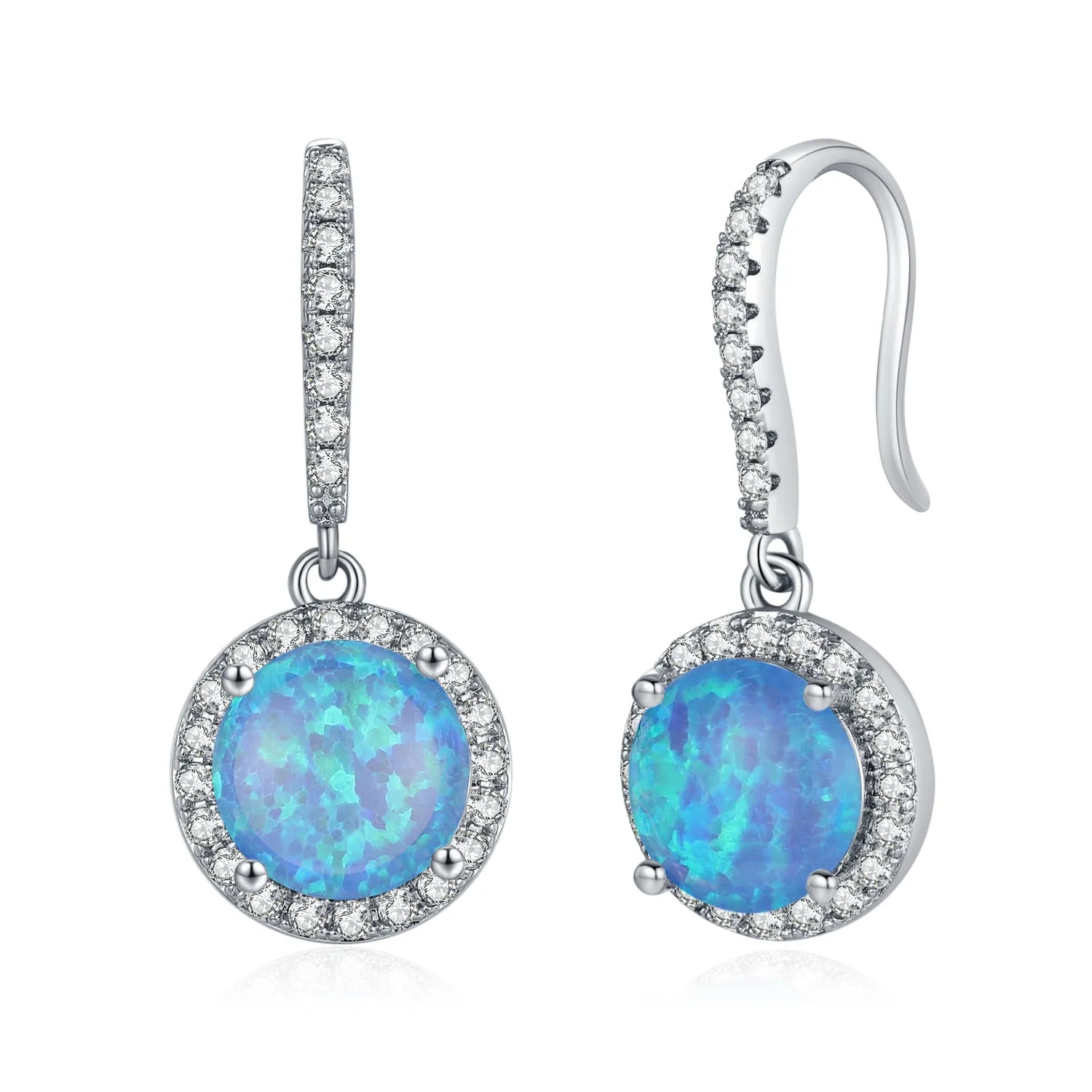 Genevive Aurore Sunrise Dangle Earrings