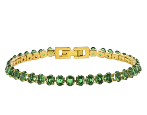 Green Emerald Bracelet