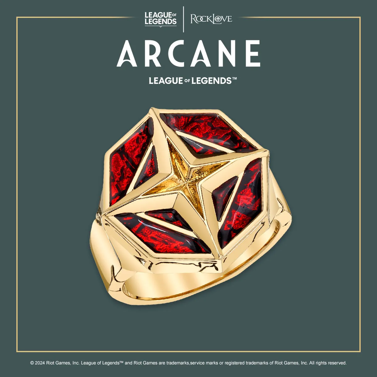 League of Legends X RockLove ARCANE Ambessa Ring