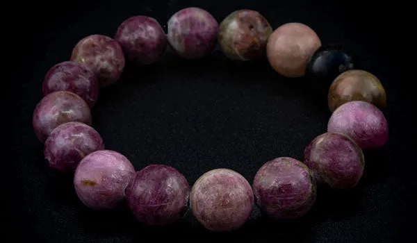 Luxury Watermelon Tourmaline Natural Gemstone Bracelet