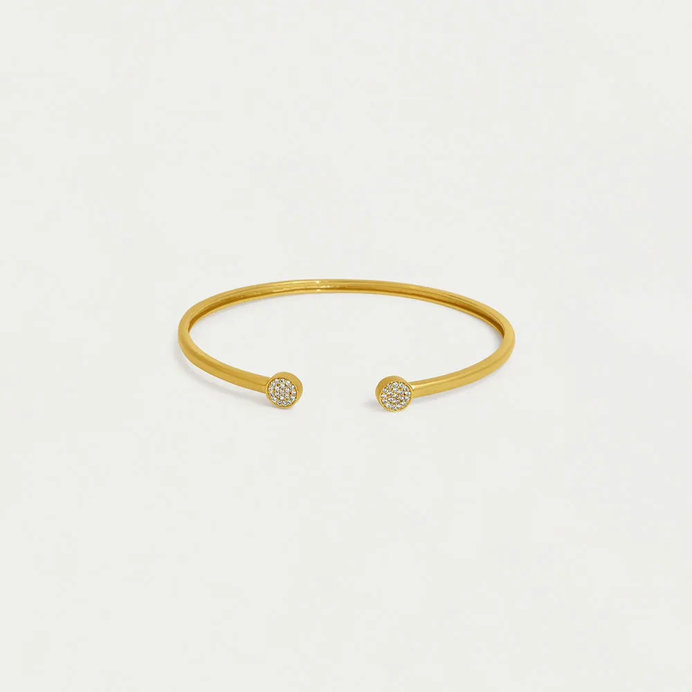 Mirabeau Pavé Open Bangle Bracelet