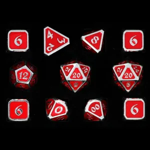 Mythic Loot! - 11pc RPG Set - Mythica Platinum Ruby