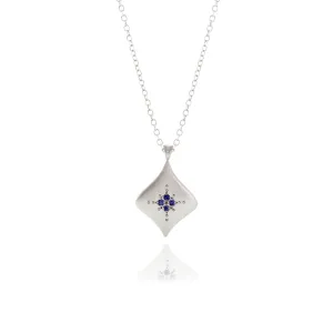 Night Pendant Necklace in Sapphire