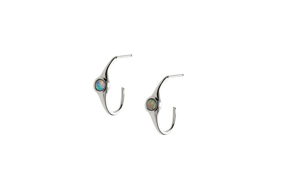 Opal Mini Hoops