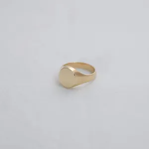 Oval signet Ring (small) - Silver