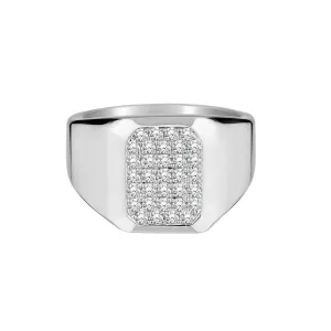 PAVÉ DIAMOND SIGNET RING