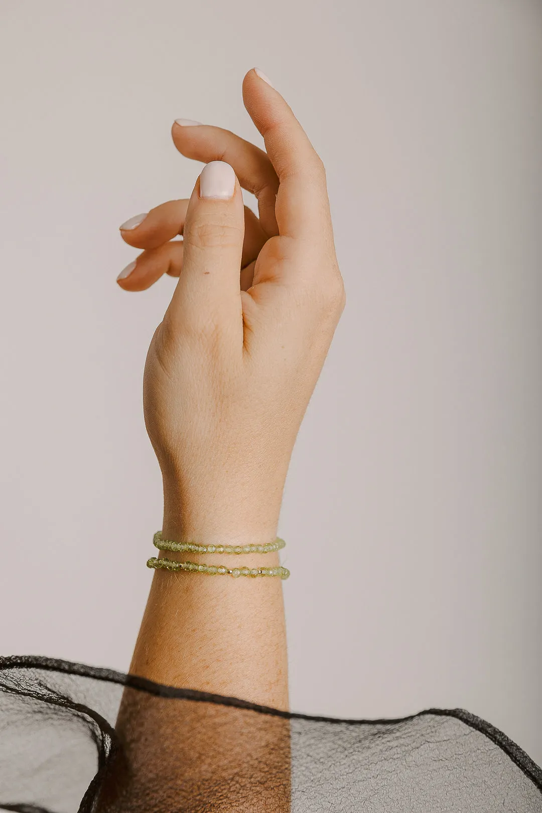 Peridot Stretchy Bracelet