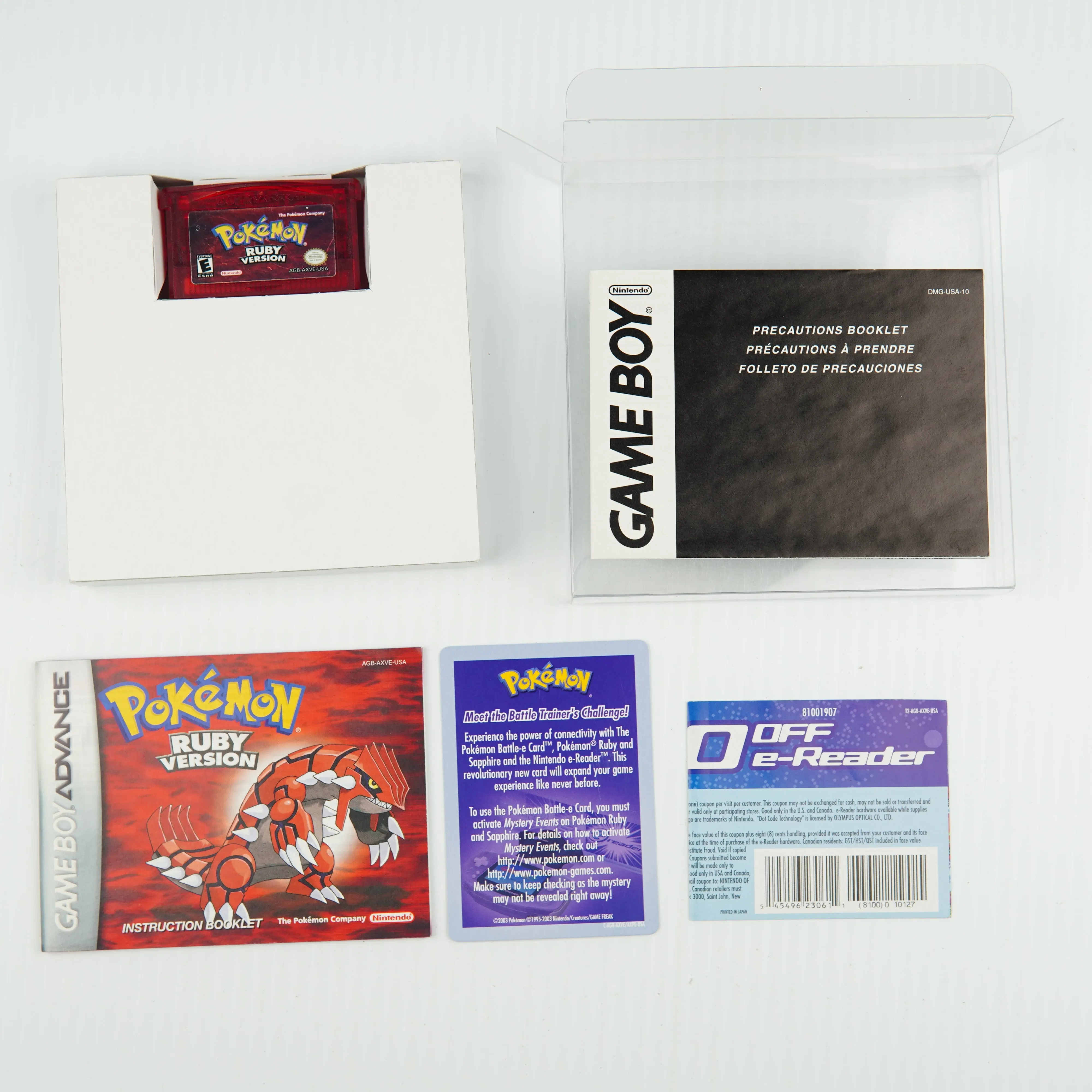 Pokemon Ruby - Complete in Box - Excellent Condition