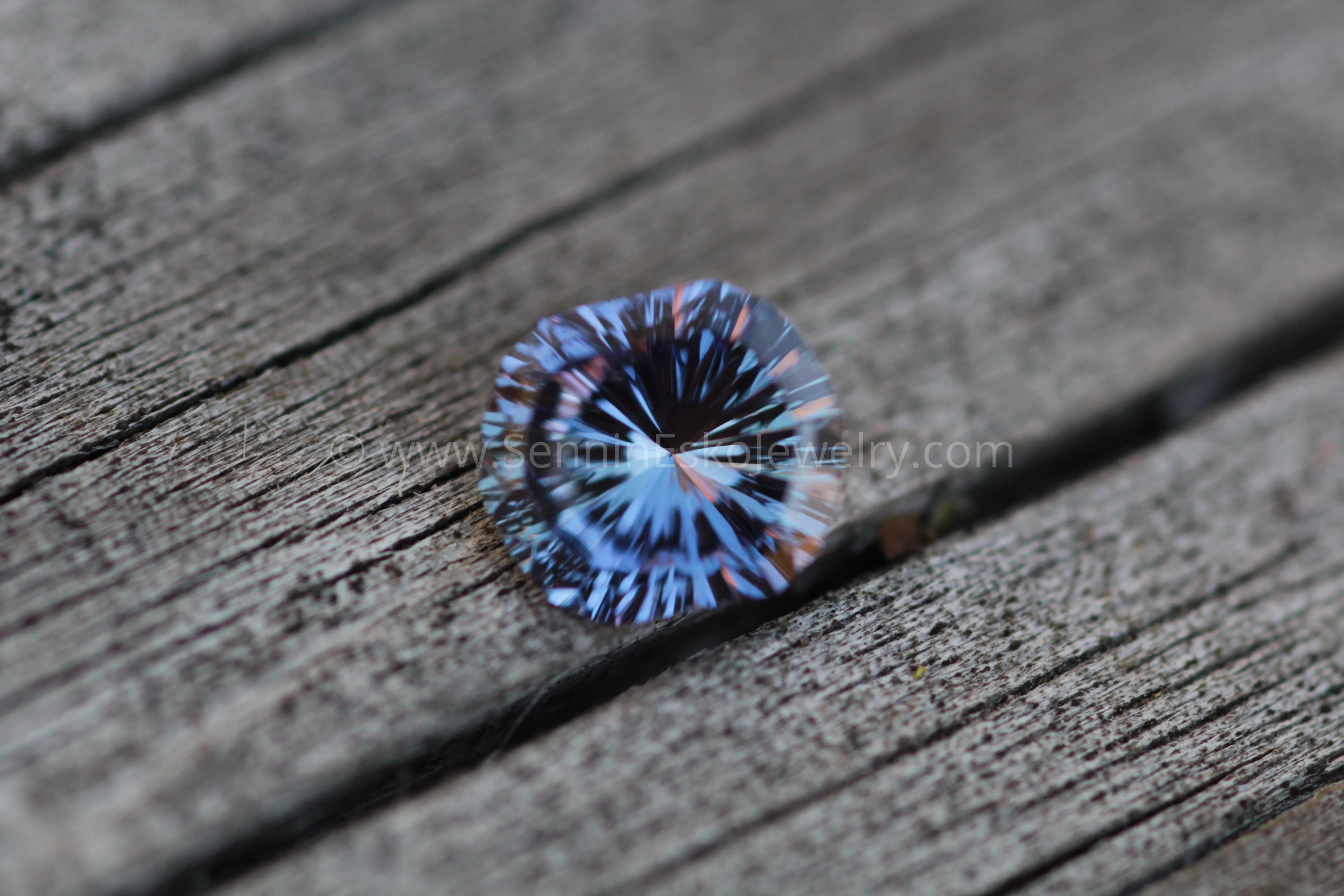 Purple Sapphire Fantasy Cut 7.25x6.14mm, 1.36 Carats - Umba Sapphire - Eye Clean Sapphire()