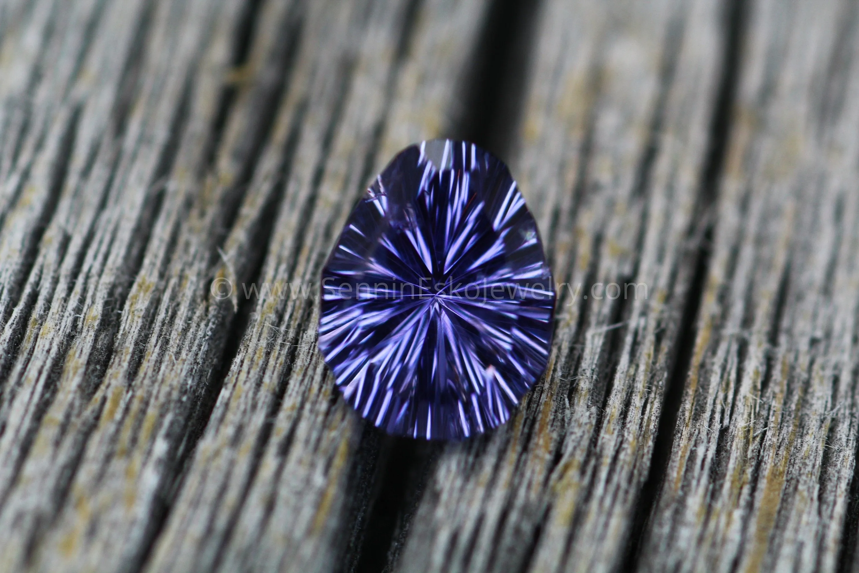 Purple Sapphire Fantasy Cut 7.8x6.74mm, 1.38 Carats - Umba Sapphire