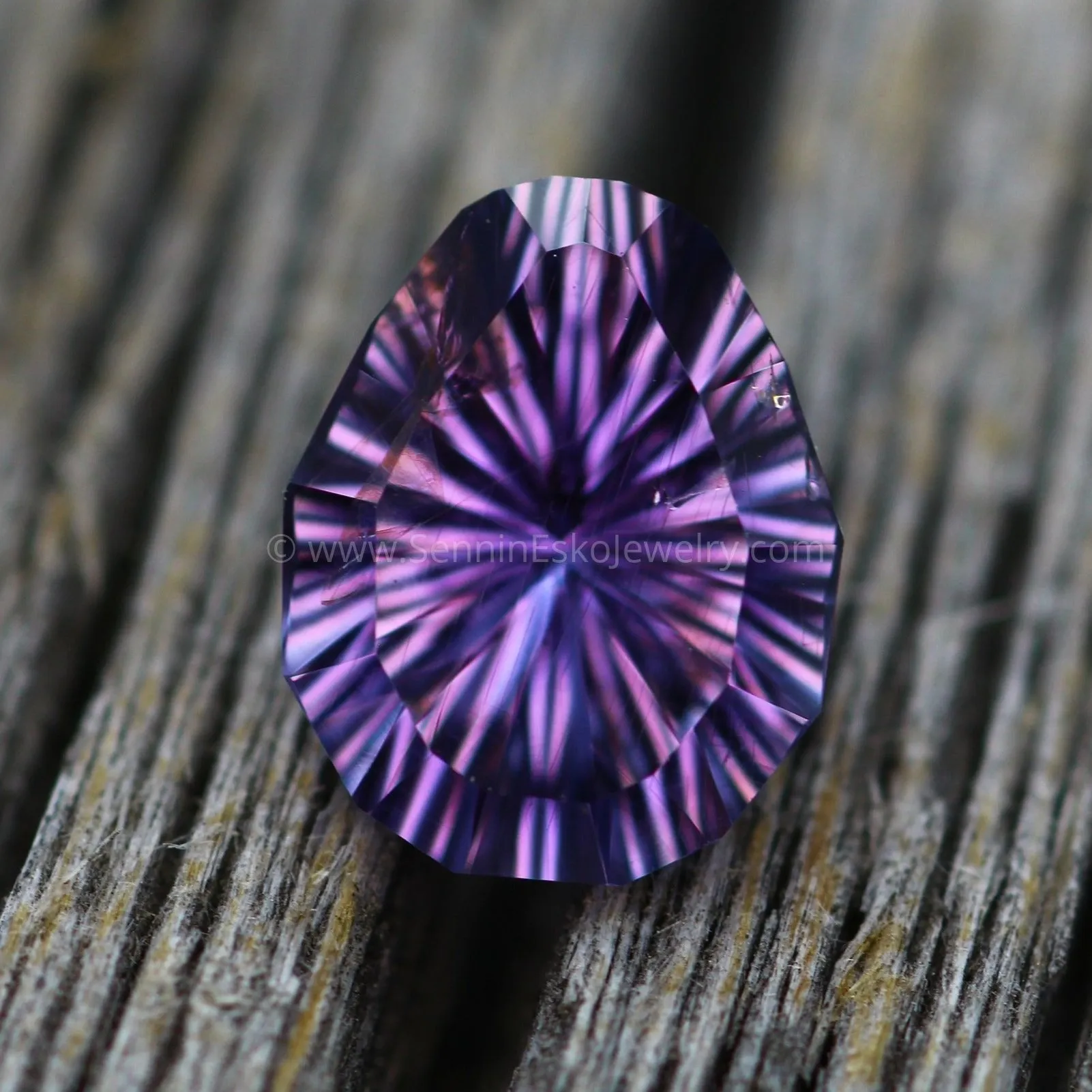 Purple Sapphire Fantasy Cut 7.8x6.74mm, 1.38 Carats - Umba Sapphire