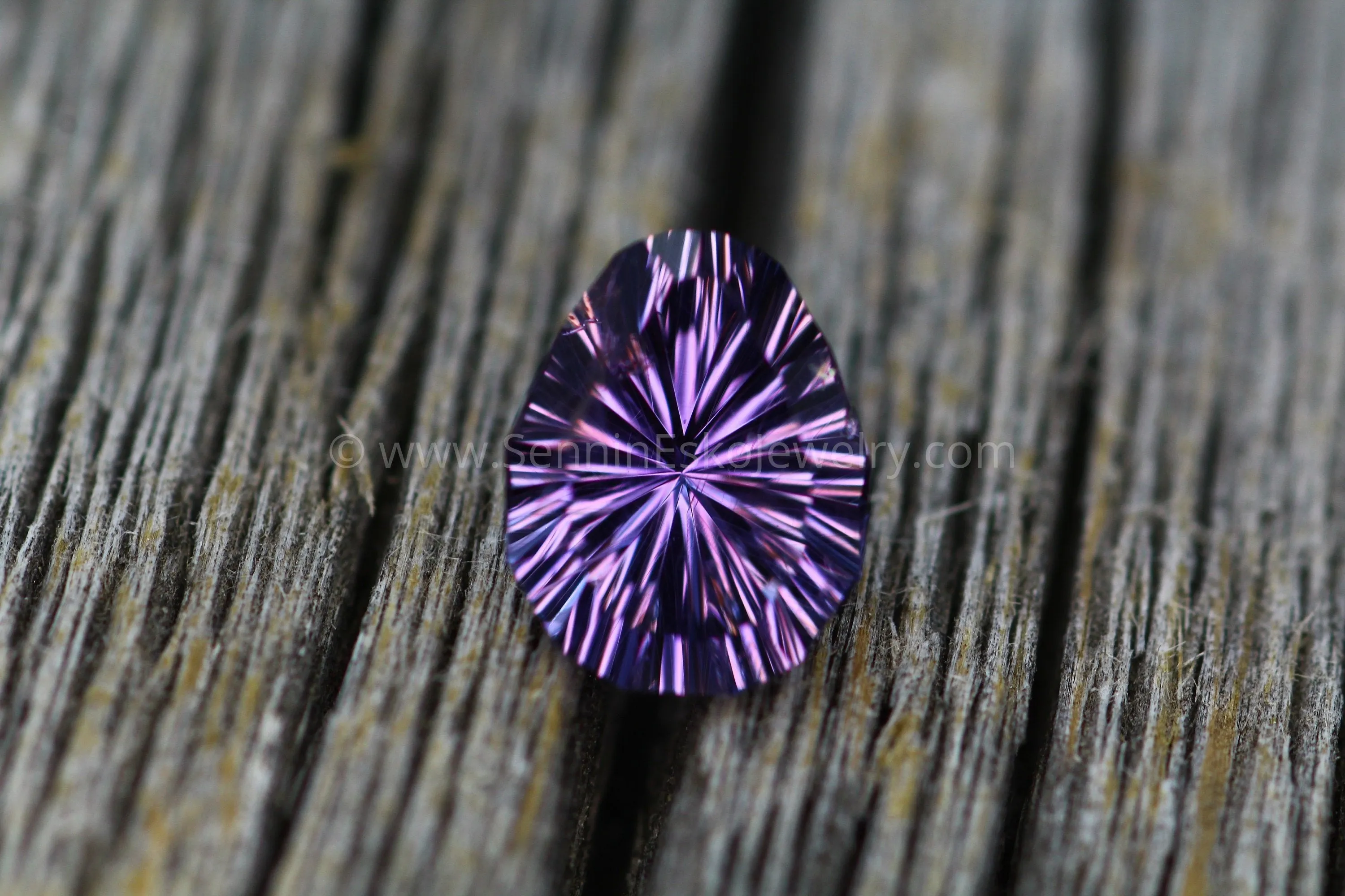 Purple Sapphire Fantasy Cut 7.8x6.74mm, 1.38 Carats - Umba Sapphire