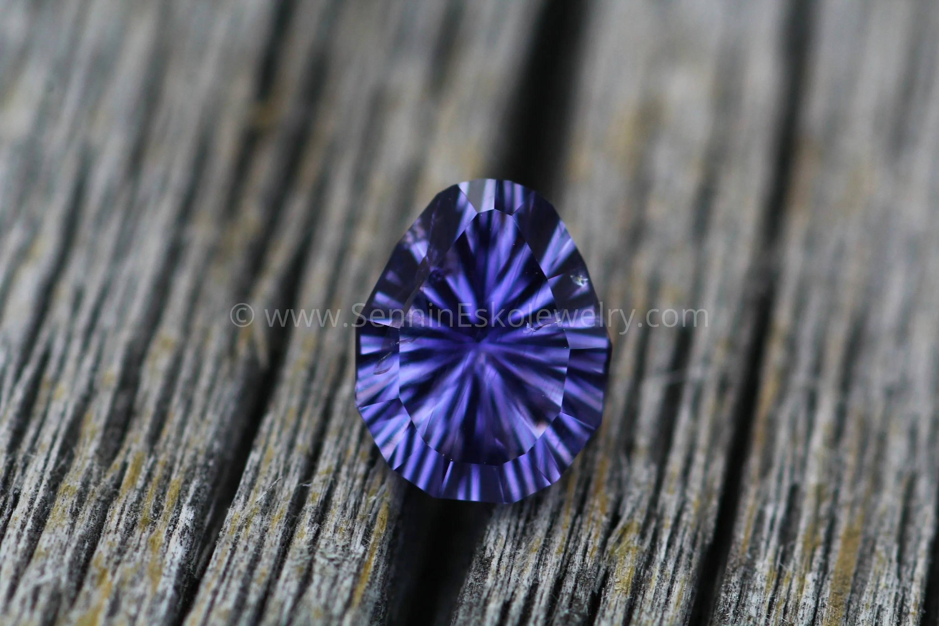 Purple Sapphire Fantasy Cut 7.8x6.74mm, 1.38 Carats - Umba Sapphire