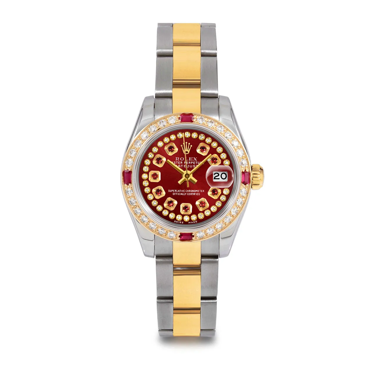 Rolex Datejust 26mm | 179173-RED-STRR-4RBY-OYS