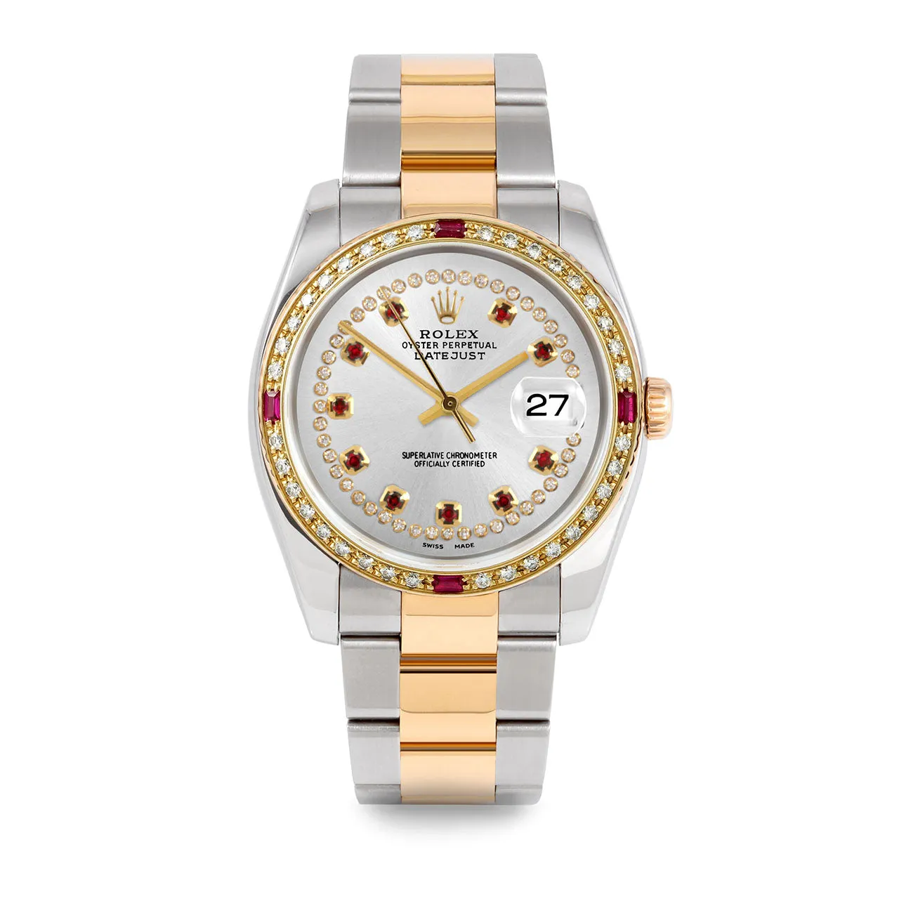 Rolex Datejust 36mm | 116233-SLV-STRR-4RBY-OYS