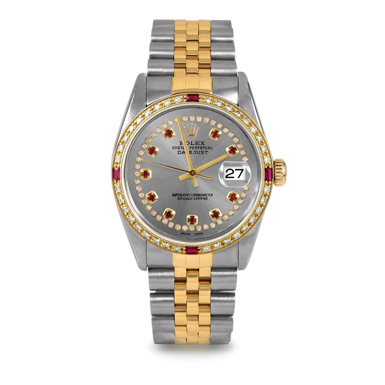 Rolex Datejust 36mm | 16013-SLT-STRR-4RBY-JBL