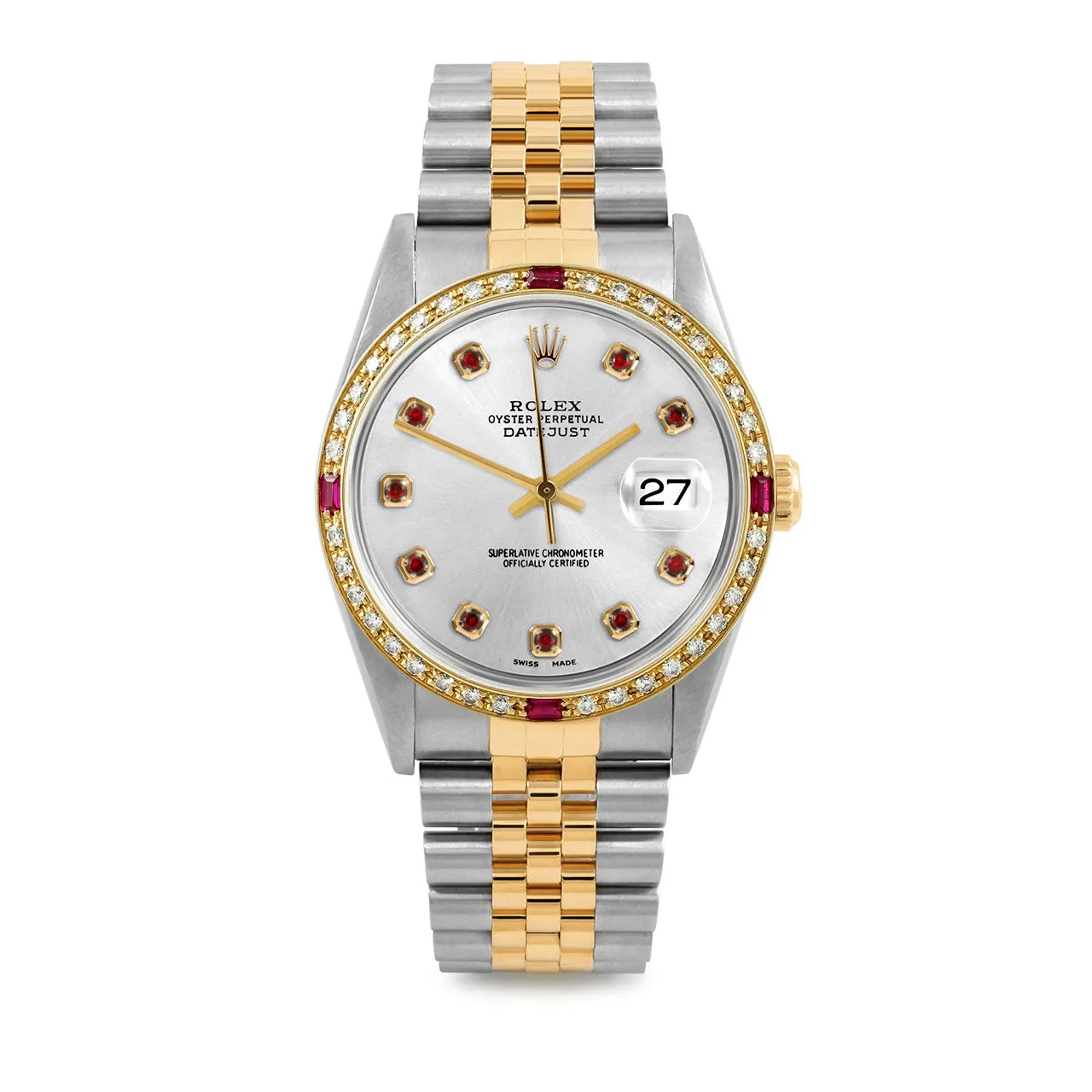 Rolex Datejust 36mm | 16233-SLV-RBY-AM-4RBY-JBL