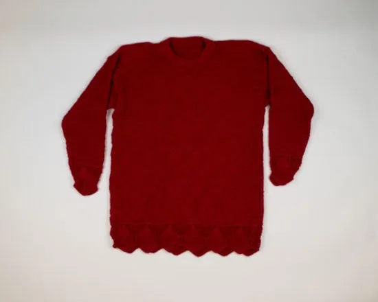 Ruby Red-Small Christmas Sweater