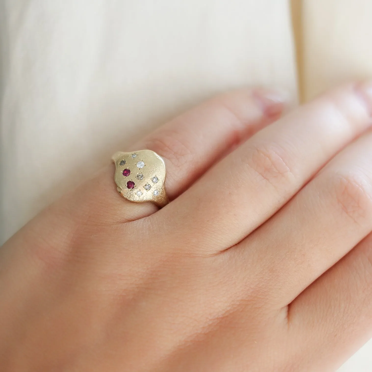 Signet Gem Ring - made to order