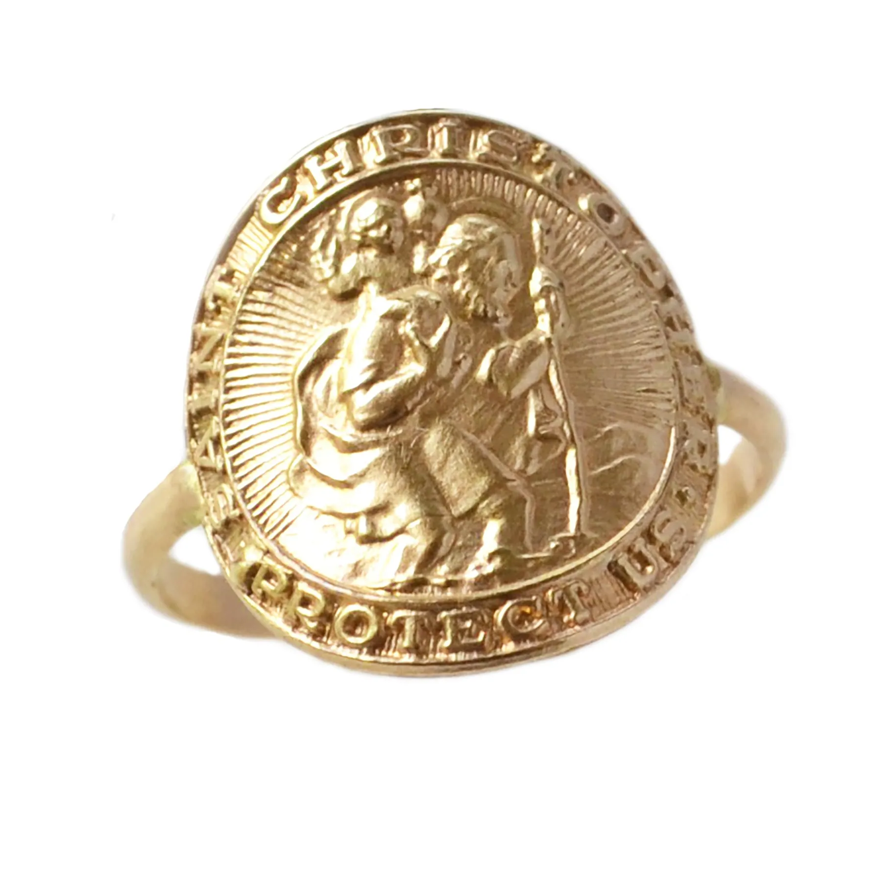 St. Christopher Coin Ring