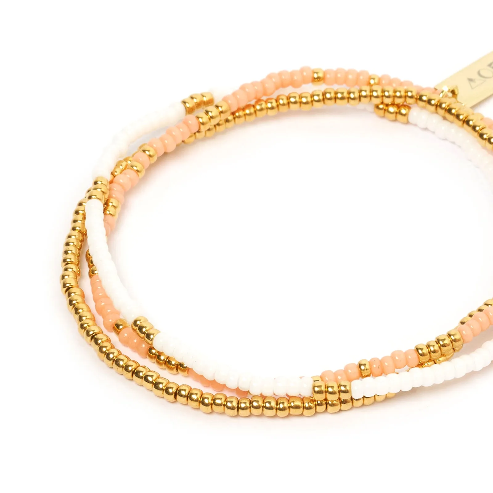 Sunny Bracelet Set - Coral