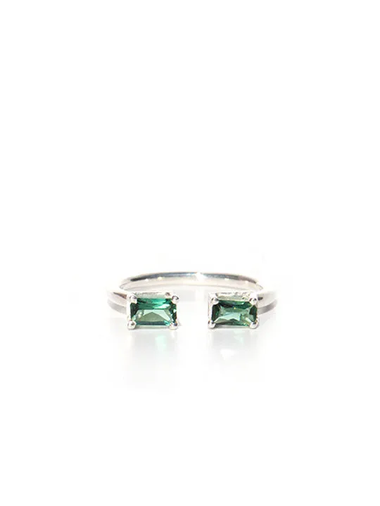 Tarin Thomas Emerald Green Kennedy Ring