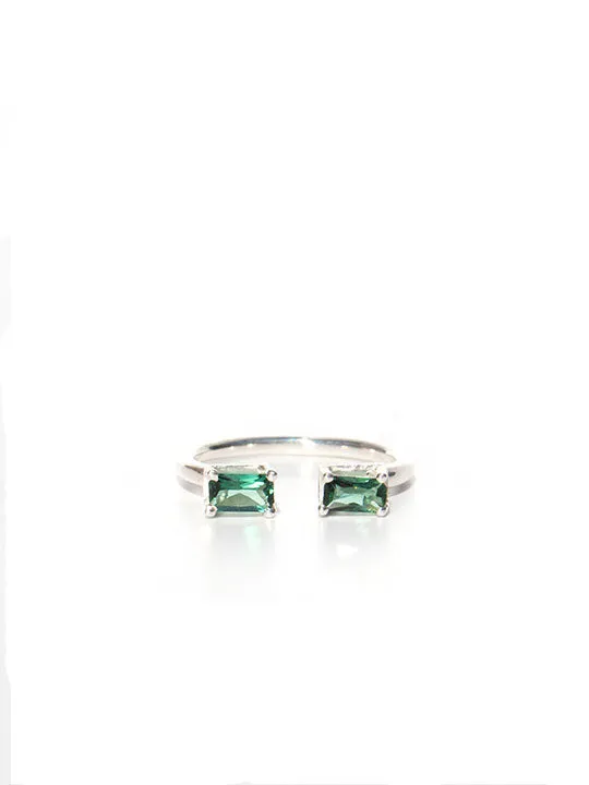 Tarin Thomas Emerald Green Kennedy Ring