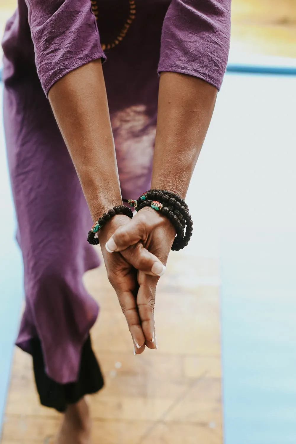 Tibetan Rudraksha Wrist Mala